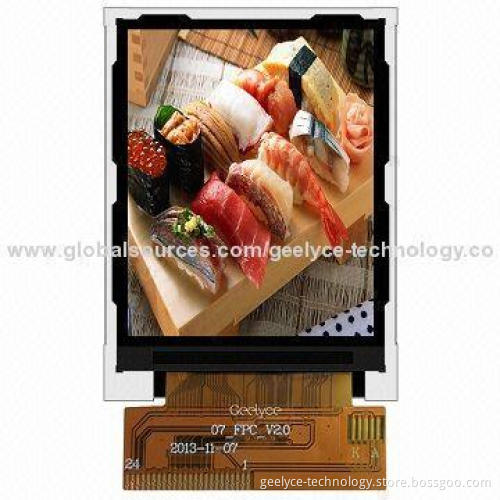 2.4-inch TFT LCD Module, 240 RGB x 320P Resolution, 8/16-bit Interface, LED Backlight